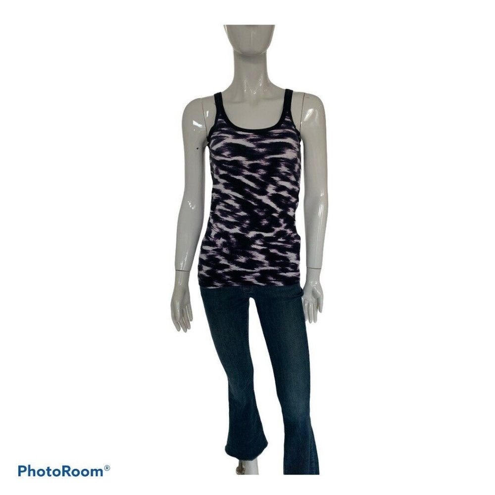 New Calvin Klein Animal Print Purple Sleeveless